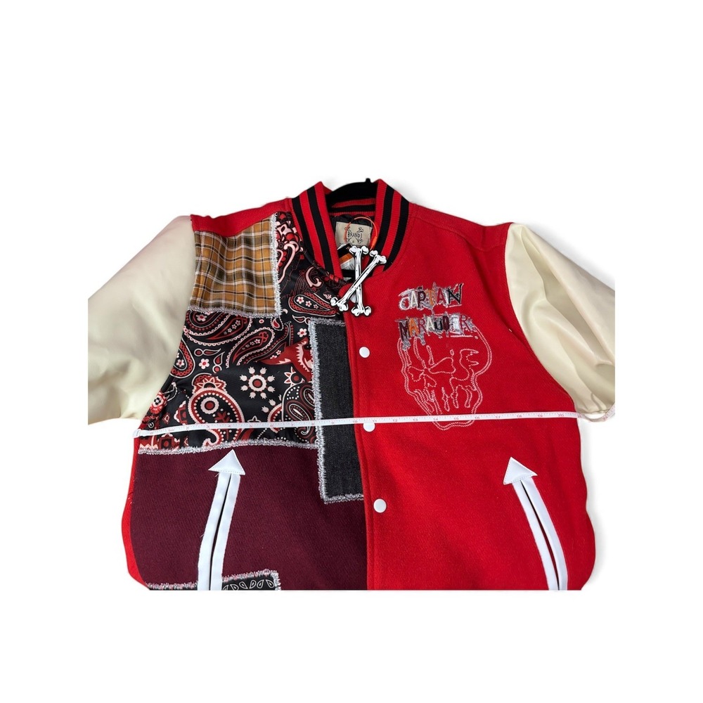 Tampa Bay Buccaneers Brand X Varsity Jacket Wool Size MEDIUM NWT - Picture 4 of 10